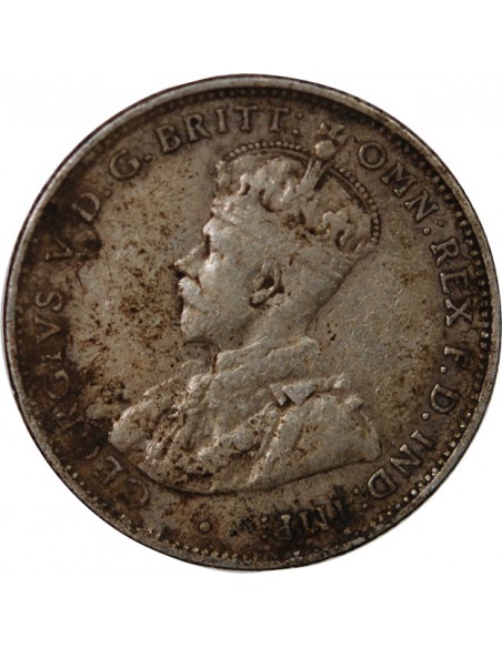 AUSTRALIE, GEORGE V - SHILLING ARGENT 1934 MELBOURNE