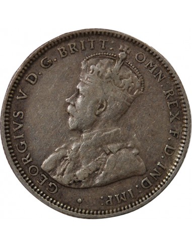 AUSTRALIE, GEORGE V - SHILLING ARGENT 1928 MELBOURNE