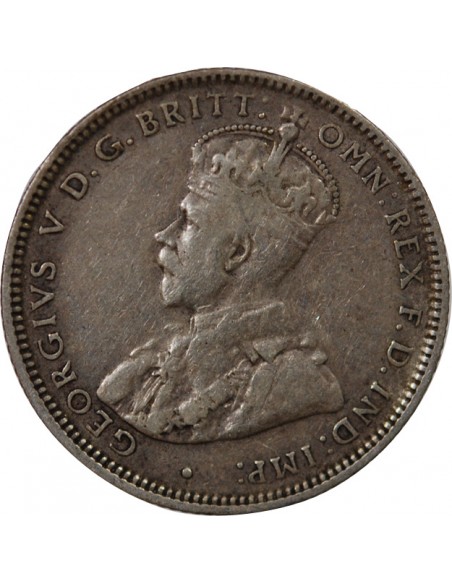AUSTRALIE, GEORGE V - SHILLING ARGENT 1928 MELBOURNE