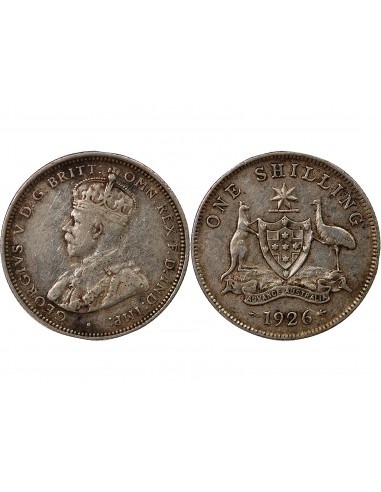 AUSTRALIE, GEORGE V - SHILLING ARGENT 1926 MELBOURNE