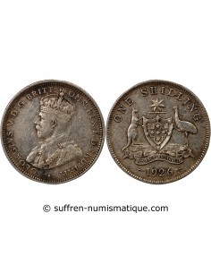 AUSTRALIE, GEORGE V - SHILLING ARGENT 1926 MELBOURNE