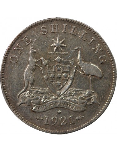 AUSTRALIE, GEORGE V - SHILLING ARGENT 1921 * SYDNEY