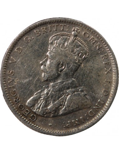 AUSTRALIE, GEORGE V - SHILLING ARGENT 1921 * SYDNEY