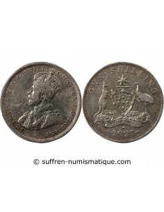 AUSTRALIE, GEORGE V - SHILLING ARGENT 1921 * SYDNEY