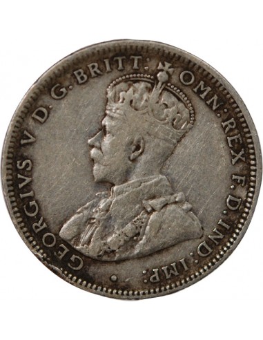 AUSTRALIE, GEORGE V - SHILLING ARGENT 1921 * SYDNEY