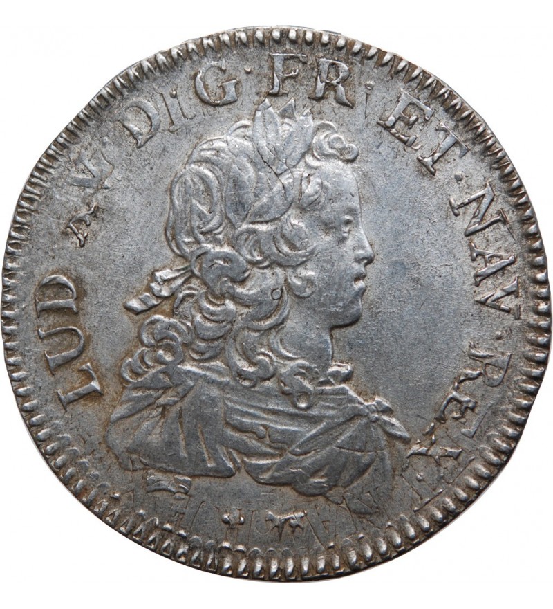 LOUIS XV - ECU DE FRANCE 1721 A PARIS﻿