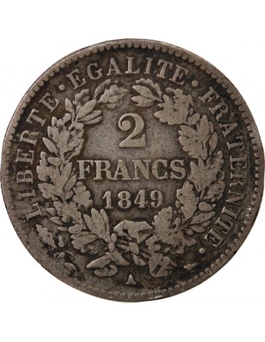 CERES - 2 FRANCS 1849 A PARIS