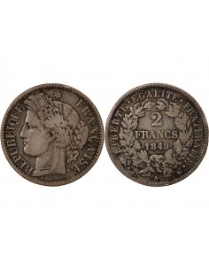 CERES - 2 FRANCS 1849 A PARIS 2
