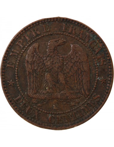 NAPOLEON III - 2 CENTIMES 1856 K BORDEAUX