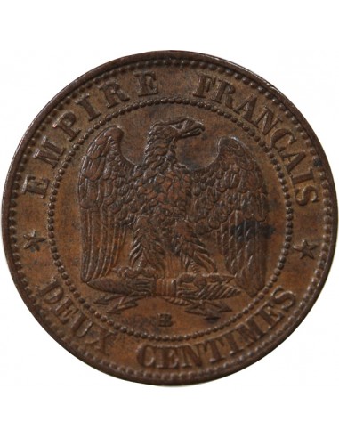 NAPOLEON III - 2 CENTIMES 1862 BB STRASBOURG