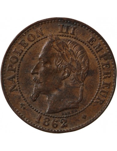 NAPOLEON III - 2 CENTIMES 1862 BB STRASBOURG