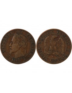 NAPOLEON III - 2 CENTIMES 1861 A PARIS 2
