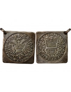 ALLEMAGNE, VILLE D'ULM - MONNAIE DE SIEGE - 1 GULDEN ARGENT 1704 2