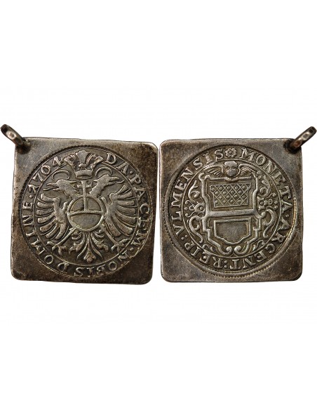 ALLEMAGNE, VILLE D'ULM - MONNAIE DE SIEGE - 1 GULDEN ARGENT 1704