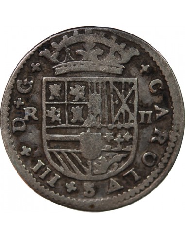 PRINCIPAUTE DE CATALOGNE, CHARLES III - 2 REALES ARGENT 1711 BARCELONE