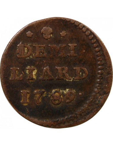 LUXEMBOURG, JOSEPH II - 1/2 LIARD 1789