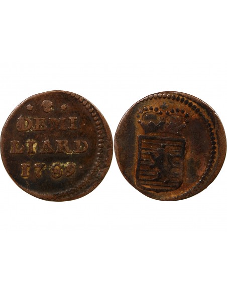 LUXEMBOURG, JOSEPH II - 1/2 LIARD 1789