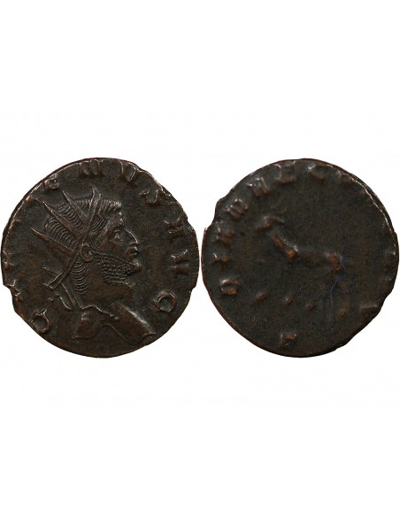 GALLIEN - ANTONINIEN - BESTIAIRE, ANTILOPE - 267 / 268 ROME
