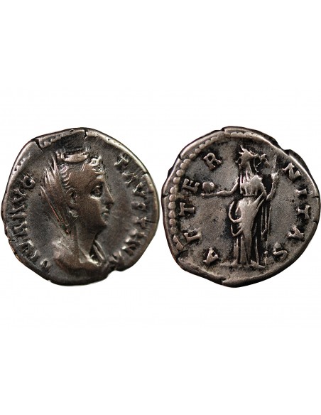 FAUSTINE MÈRE - DENIER ARGENT 141 ROME