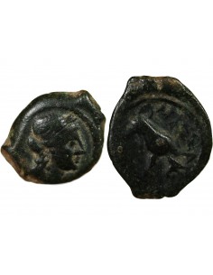 MARSEILLE, MASSALIA - BRONZE AU TAUREAU 130 / 121 AV JC 2