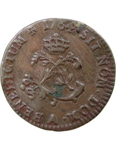 LOUIS XV - DOUBLE SOL 1764 A PARIS