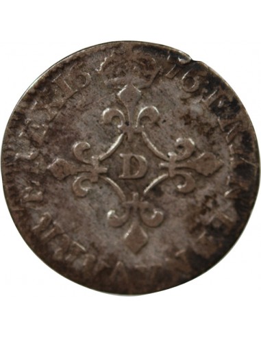 LOUIS XIV﻿ - 4 SOLS DITS DES TRAITANTS 1676 D VIMY