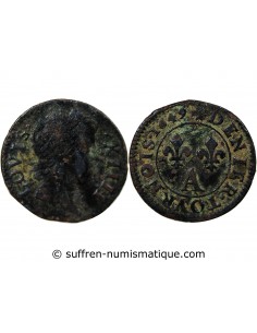 LOUIS XIV﻿ - DENIER TOURNOIS 1649 A PARIS