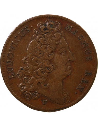 BÂTIMENTS DU ROI, LOUIS XIV - JETON CUIVRE 1711