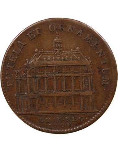 CHAPELLE DE VERSAILLE, LOUIS XIV - JETON CUIVRE 1708