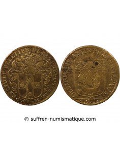 ILE DE FRANCE, Claude le Peletier, prévôt des marchands - JETON laiton 1671