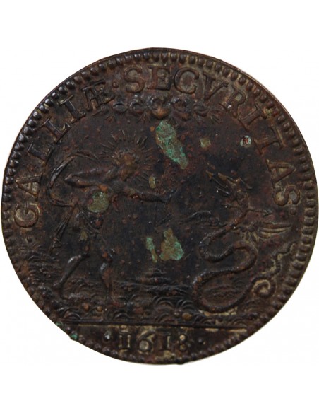 CHANCELLERIE - JETON CUIVRE 1618 R2