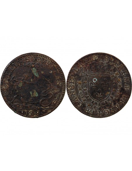 CHANCELLERIE - JETON CUIVRE 1618 R2