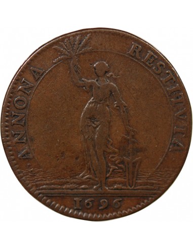 ANJOU, MAIRE D'ANGERS, François Raimbauld - JETON CUIVRE 1696