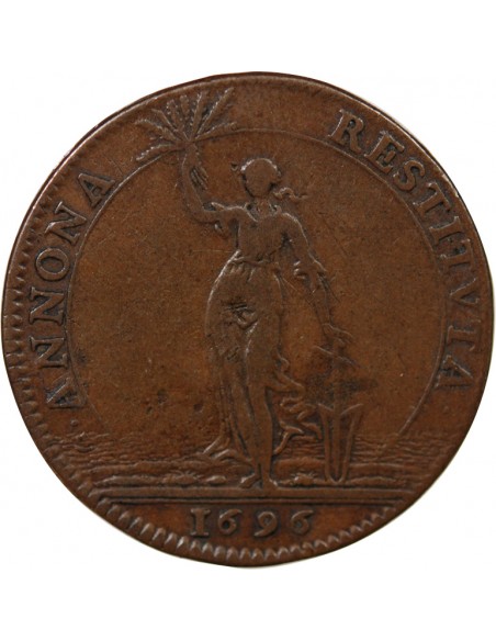 ANJOU, MAIRE D'ANGERS, François Raimbauld - JETON CUIVRE 1696
