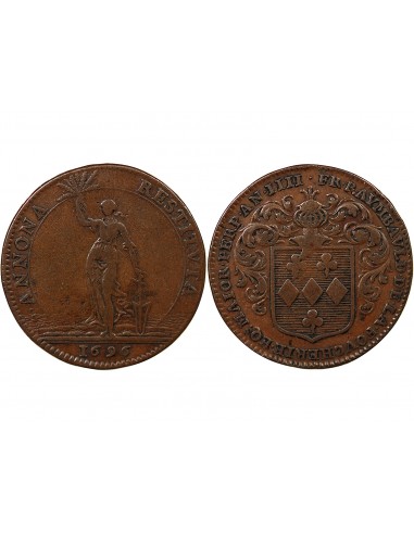 ANJOU, MAIRE D'ANGERS, François Raimbauld - JETON CUIVRE 1696