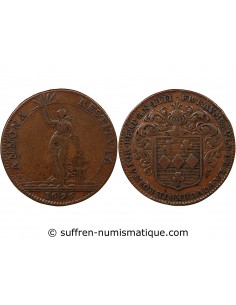 ANJOU, MAIRE D'ANGERS, François Raimbauld - JETON CUIVRE 1696