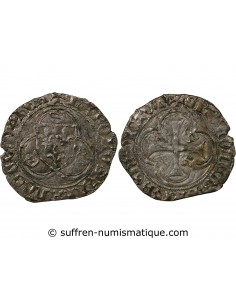 CHARLES VII - BLANC A LA COURONNE 1455 / 1461 TOURNAI