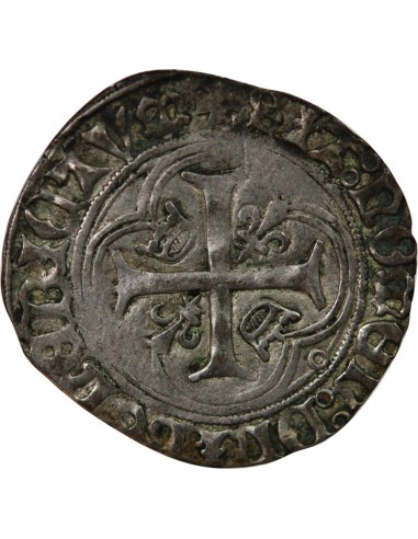 CHARLES VII - BLANC A LA COURONNE 1432 / 1461 POITIERS