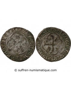 LOUIS XI - BLANC A LA COURONNE 1461 / 1483 MONTPELLIER R2