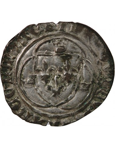 LOUIS XI - BLANC A LA COURONNE 1461 / 1483 TOURS R