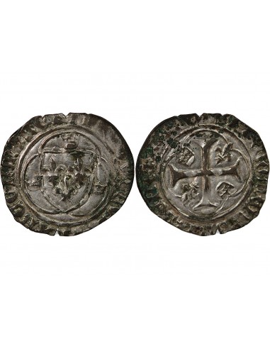 LOUIS XI - BLANC A LA COURONNE 1461 / 1483 TOURS R