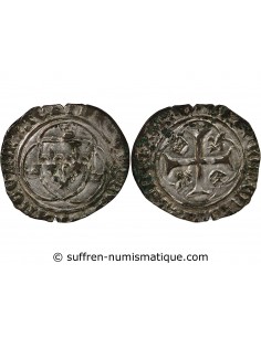 LOUIS XI - BLANC A LA COURONNE 1461 / 1483 TOURS R