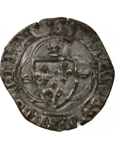 LOUIS XI - BLANC A LA COURONNE 1461 / 1483 ANGERS