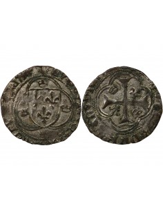 LOUIS XI - BLANC A LA COURONNE 1461 / 1483 BORDEAUX R4 2