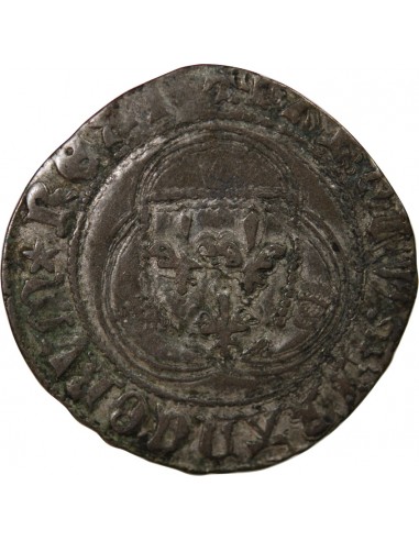 CHARLES VIII - BLANC A LA COURONNE 1483 / 1498 TOURS R