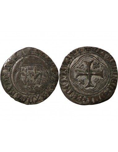 CHARLES VIII - BLANC A LA COURONNE 1483 / 1498 TOURS R