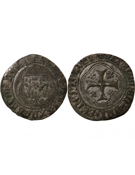 CHARLES VIII - BLANC A LA COURONNE 1483 / 1498 TOURS R