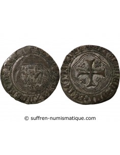 CHARLES VIII - BLANC A LA COURONNE 1483 / 1498 TOURS R