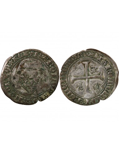 CHARLES VIII - BLANC A LA COURONNE 1483 / 1498 TOURNAI R