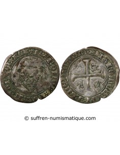 CHARLES VIII - BLANC A LA COURONNE 1483 / 1498 TOURNAI R